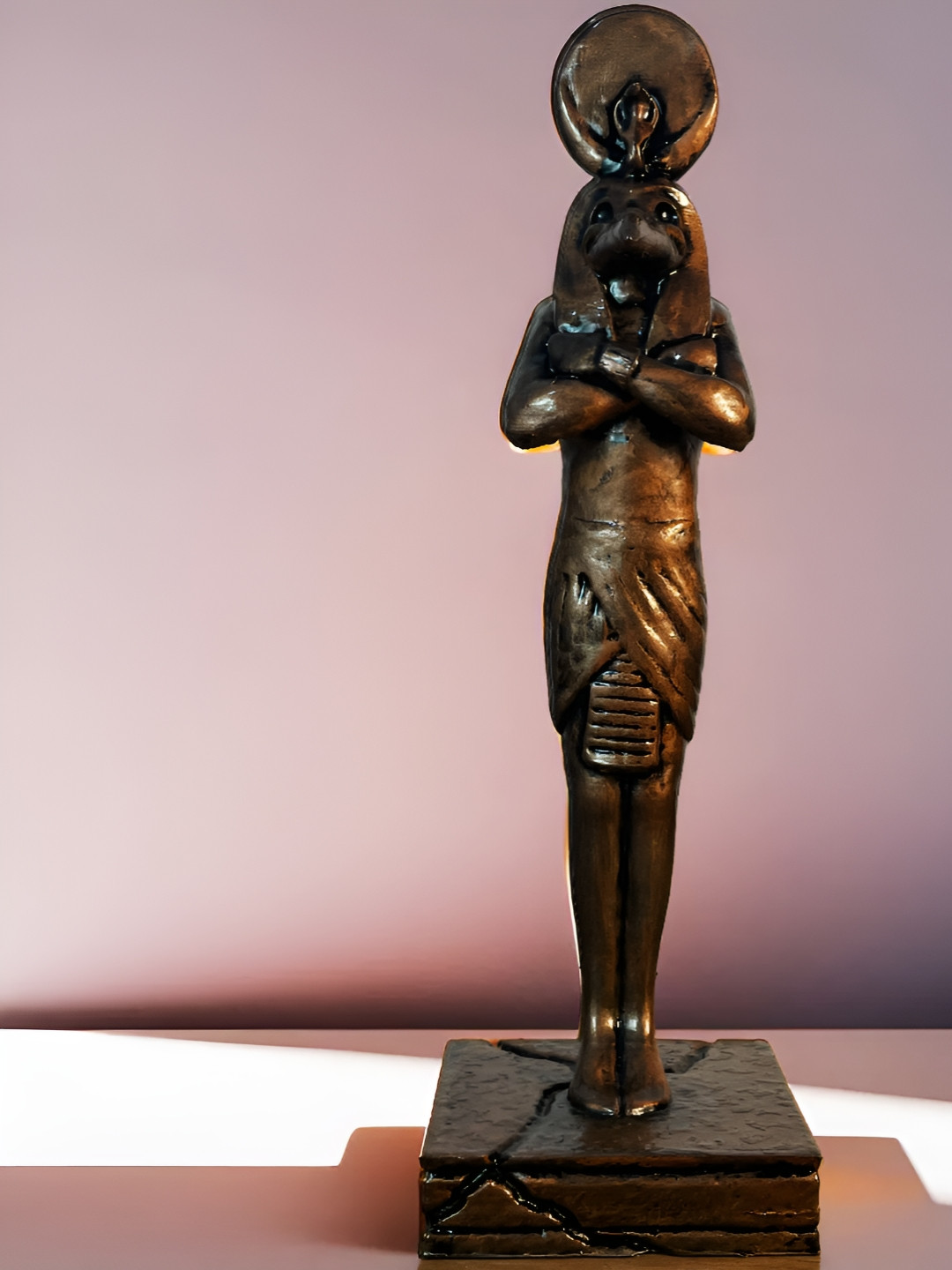 Archadia Gold Polyresin Natural Living Room Extra Large Showpiece - 13 Inches