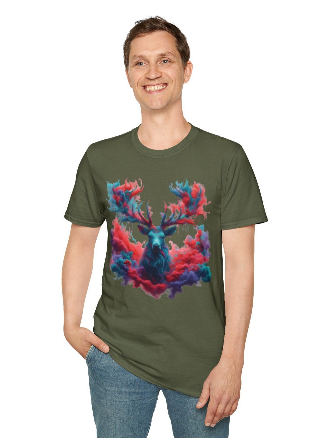 Naturebliss Men Regular Fit Printed T-shirt