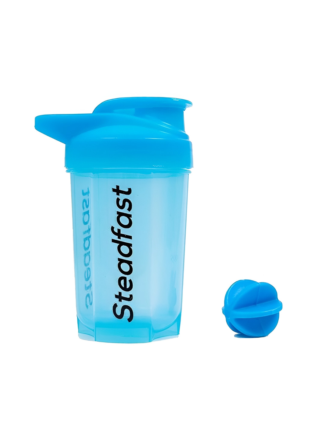 Steadfast Nutrition Blue Solid Plastic Spill Proof Shaker - 400ml