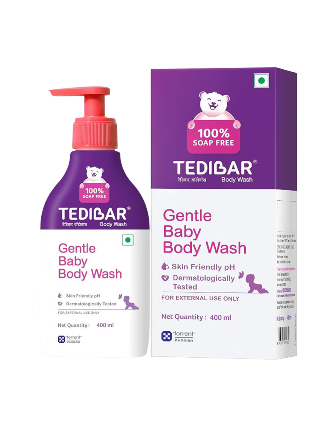 Tedibar Rich Moisturising Gentle Baby Body Wash - 400 ml