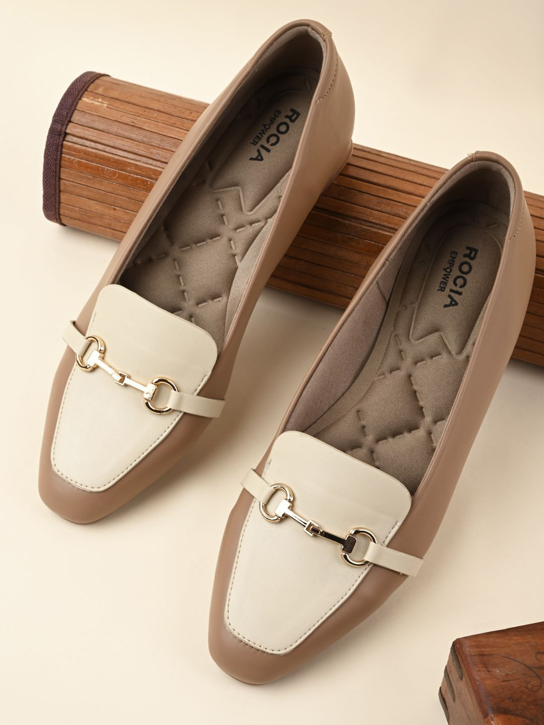 Rocia Work Block Pumps with Buckles