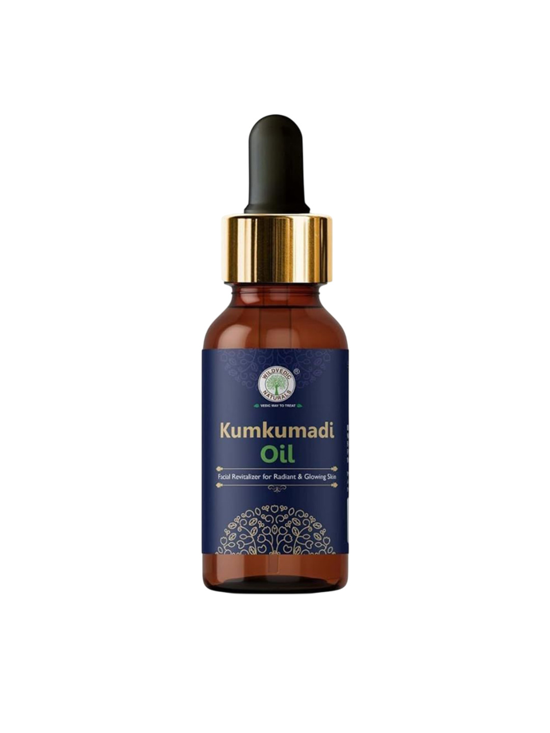 WILDVEDIC NATURALS Kumkumadi Facial Oil For Radiant & Glowing Skin - 30 ml