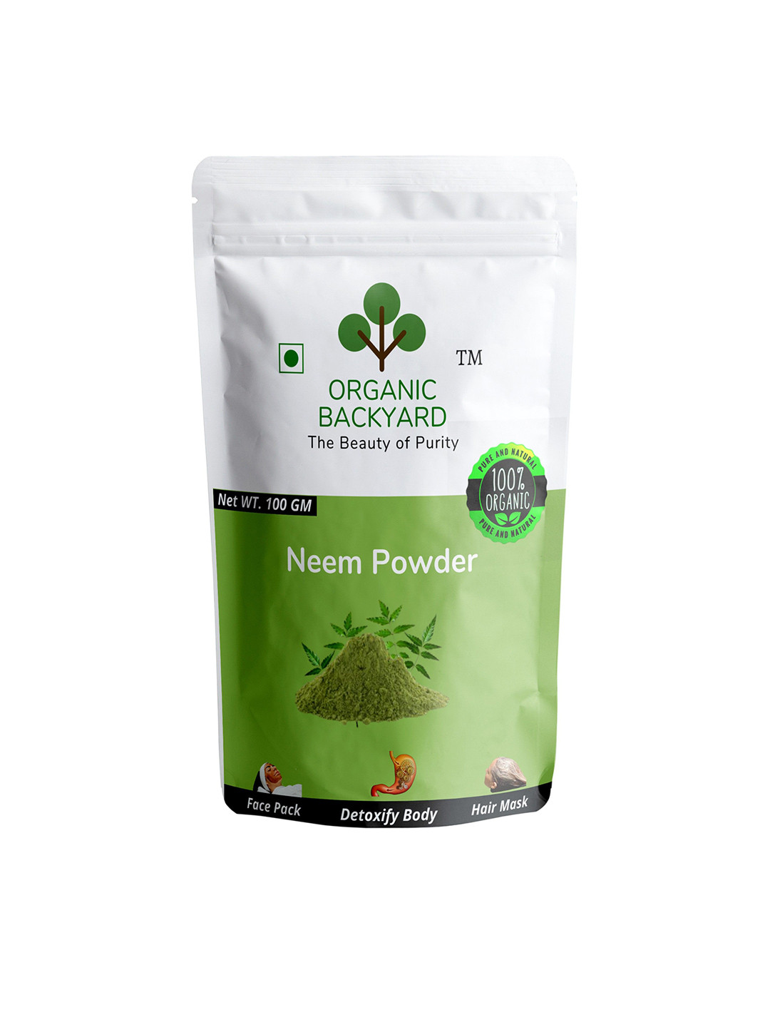 Organic Backyard 100% Natural Nourish Skin Neem Powder - 100 g