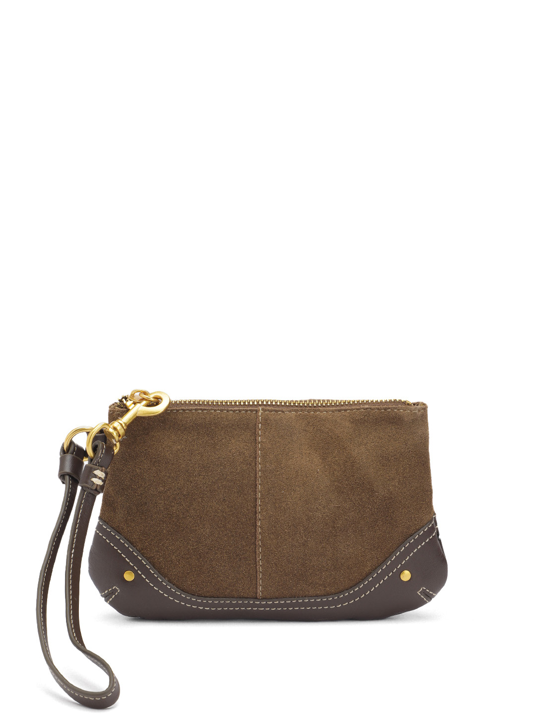 MANGO Leather Purse With Wrist Loop