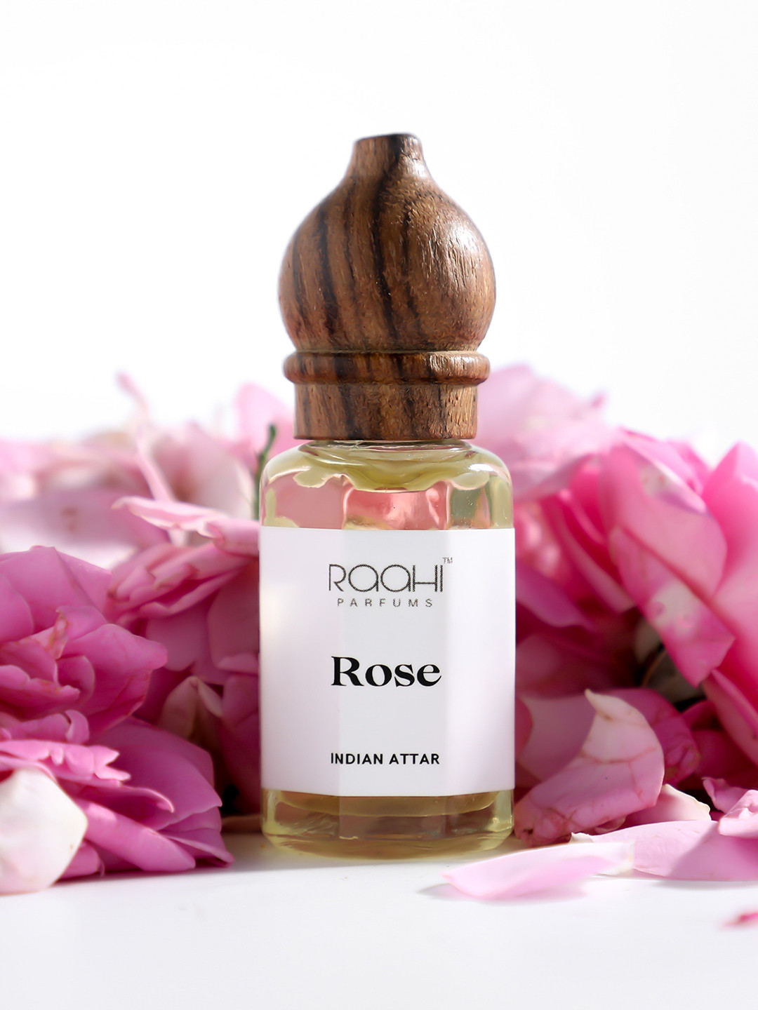 Raahi Parfums Rose Natural And Alcohol-Free Attar- 12 ml