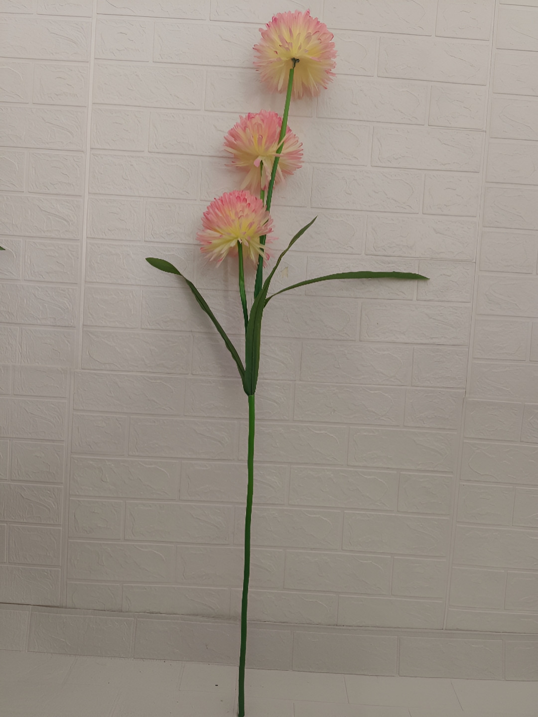 Nutts Peach 2 Pieces Dahlia Artificial Flower