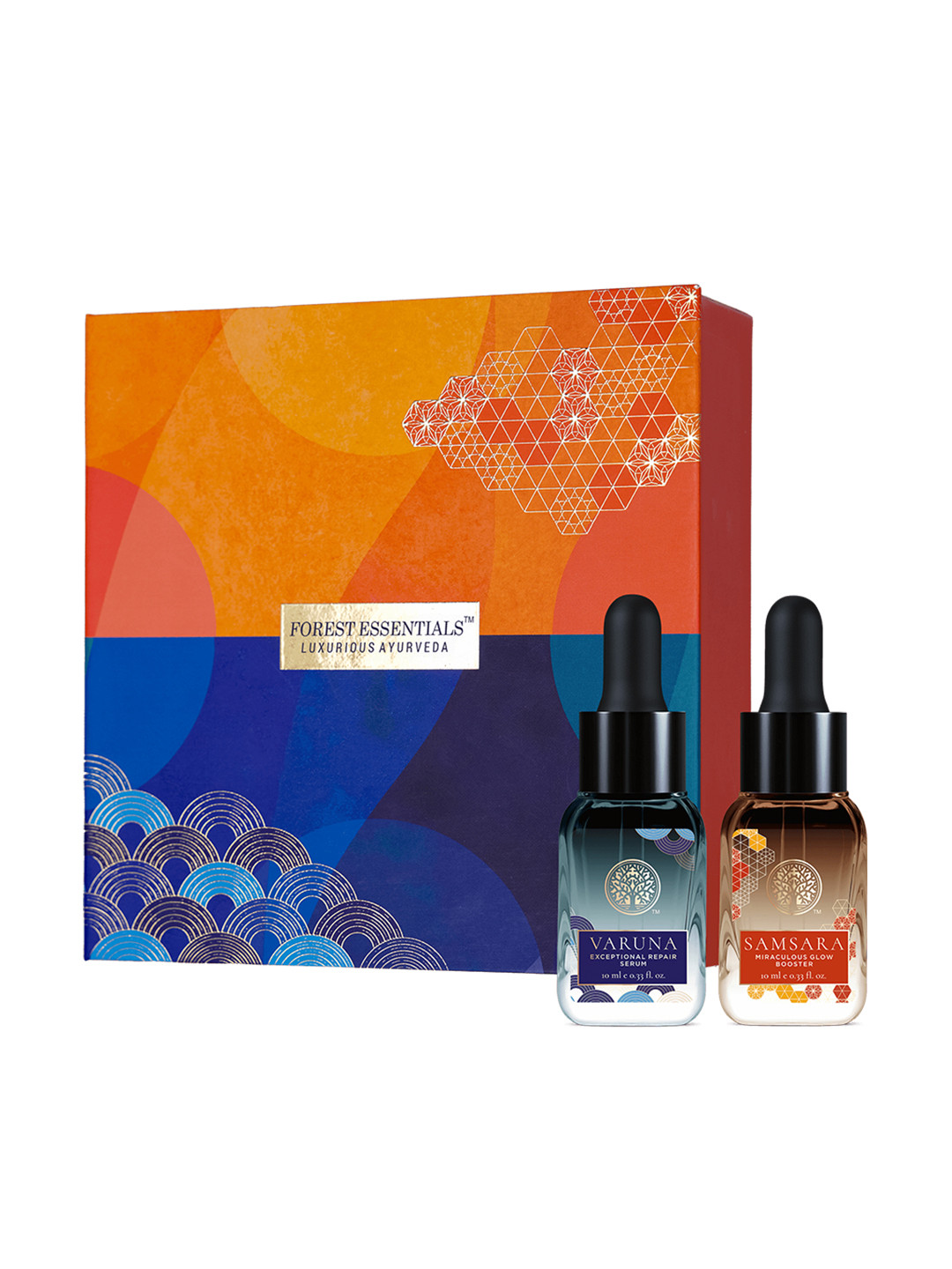 Forest Essentials High-Performance Day & Night Face Serums Duo