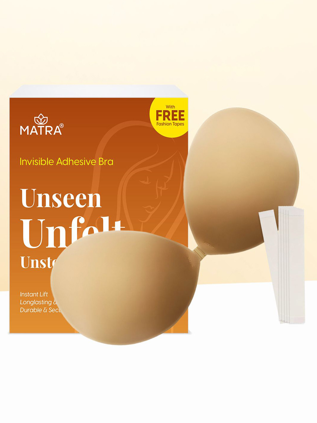 MATRA Women Non-Allergic Stick-On Invisible Adhesive Bra and Fashion Tapes
