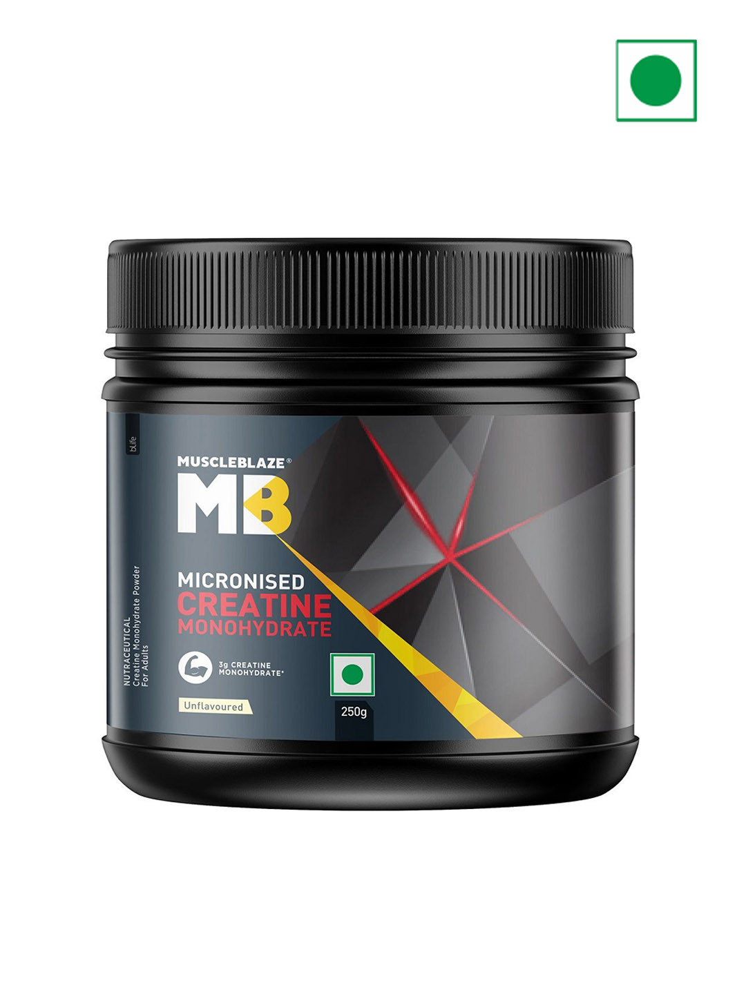 MuscleBlaze Micronized Creatine Monohydrate Powder - 250 g