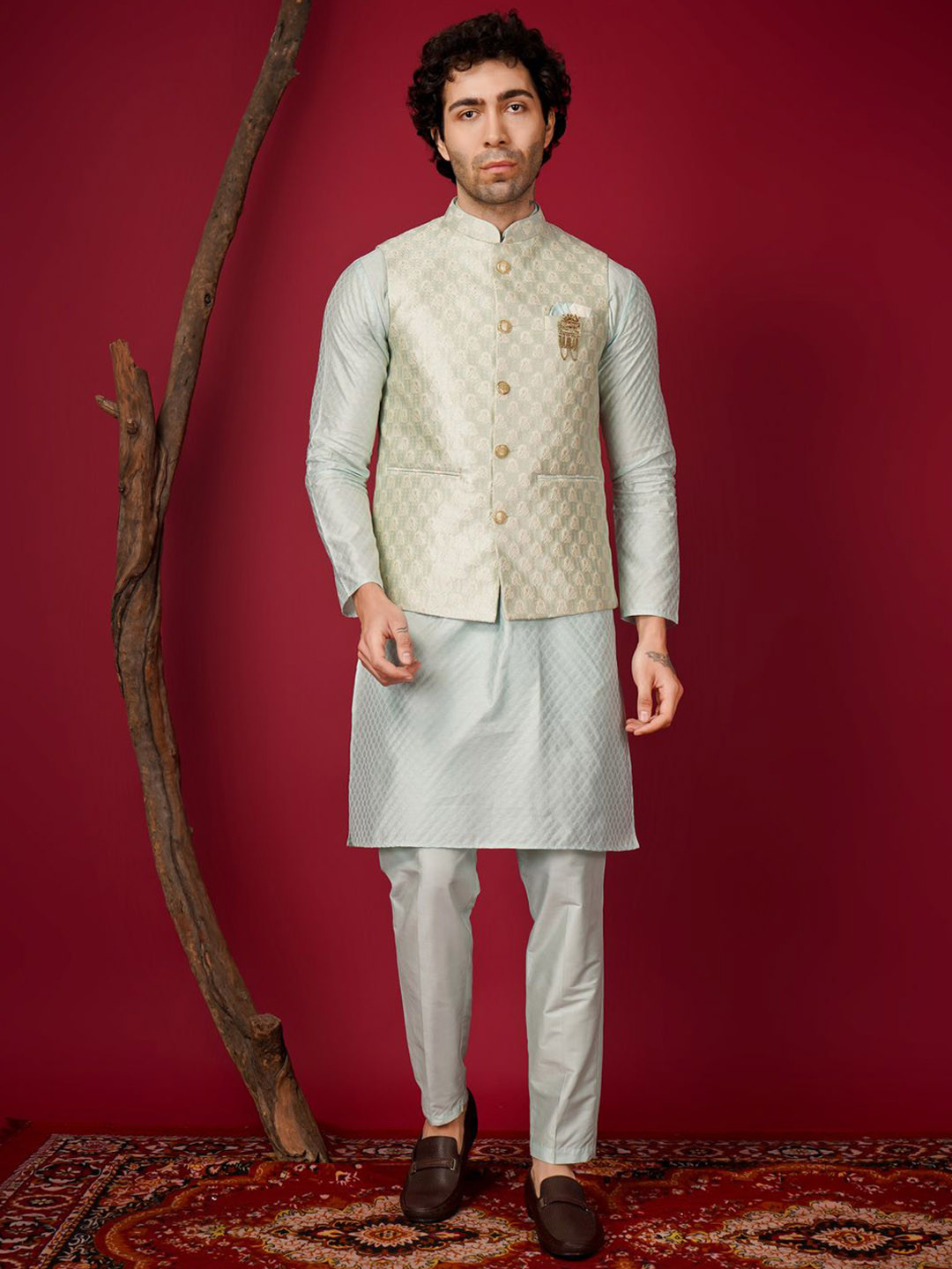 Dulha Ghar Straight Kurta With Pyjamas