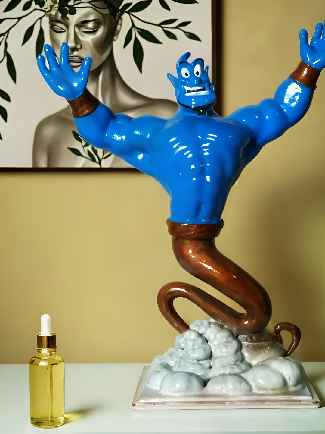 Archadia Blue Polyresin Natural Living Room Large Showpiece - 11.8 Inches