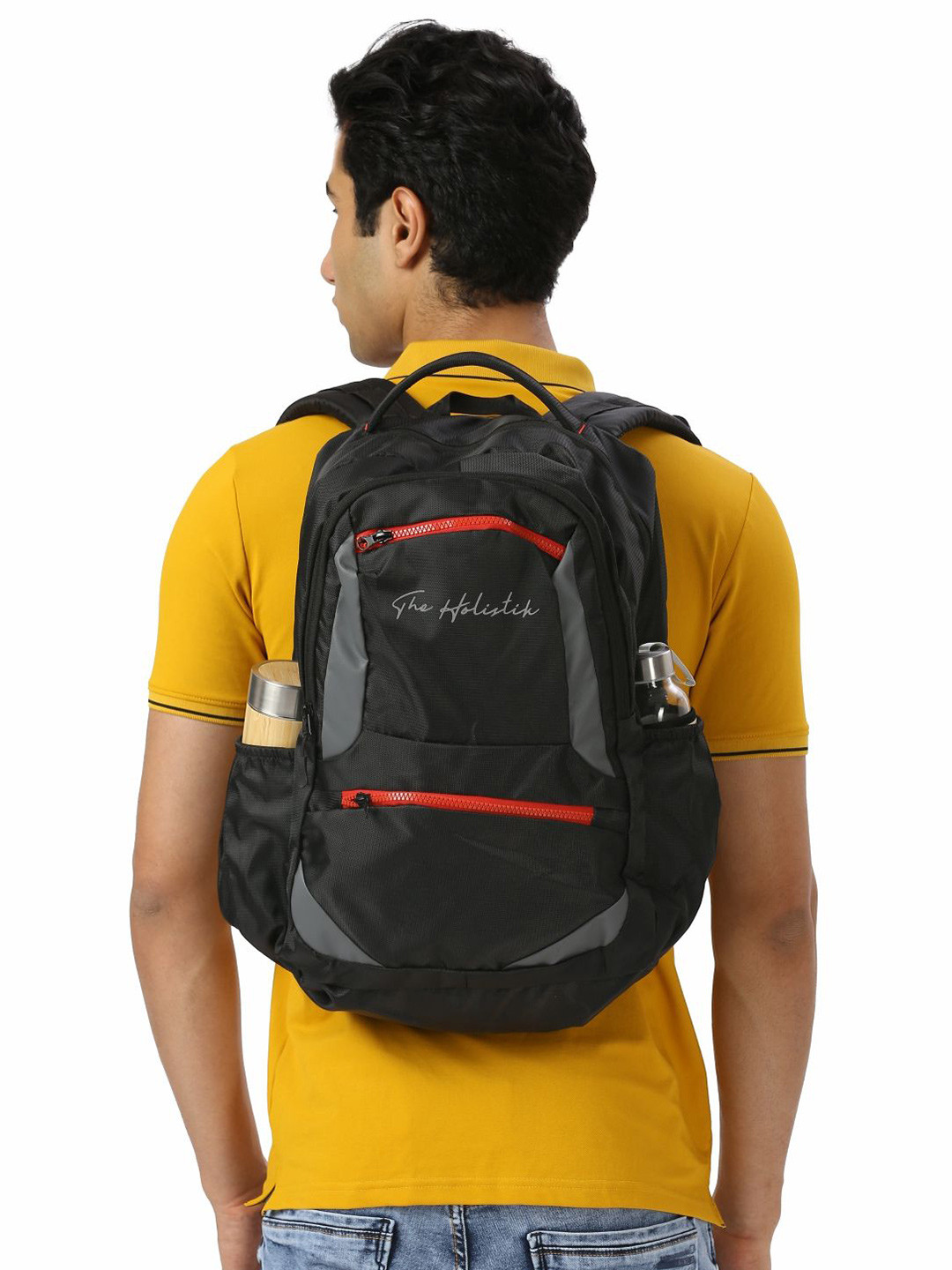 THE HOLISTIK Breeze Stylish Men Backpack With Rain Cover
