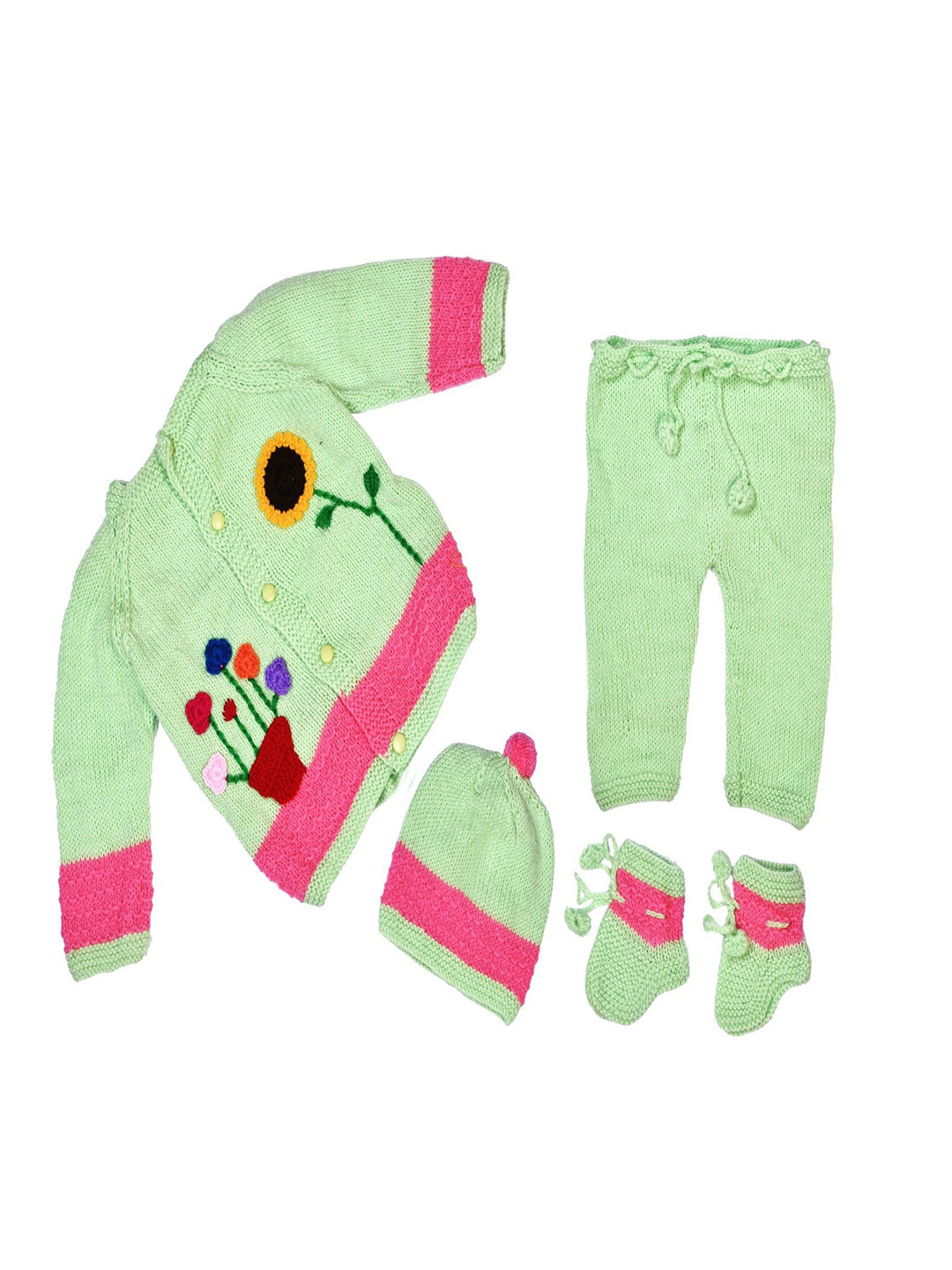 Tiekart Infants Kids Garden Design Baby Apparel Gift Set