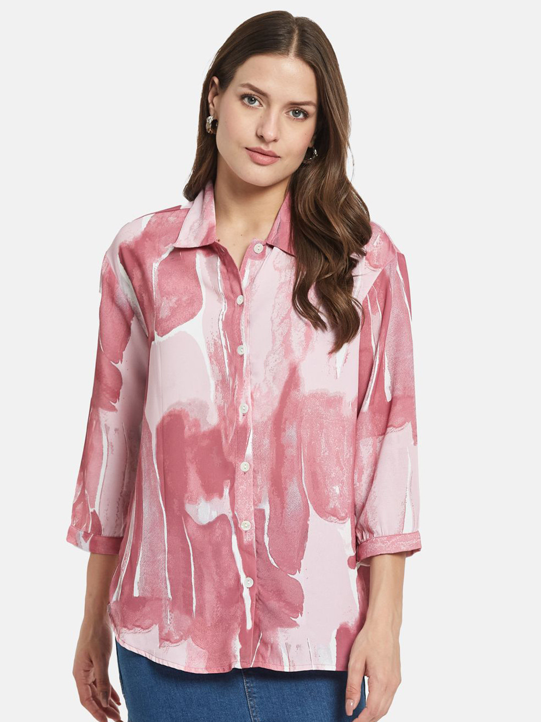 METTLE Tie and Dye Print Cotton Top