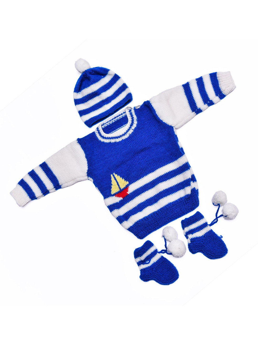 Tiekart Infants Kids Stripe Patterned Baby Apparel Gift Set