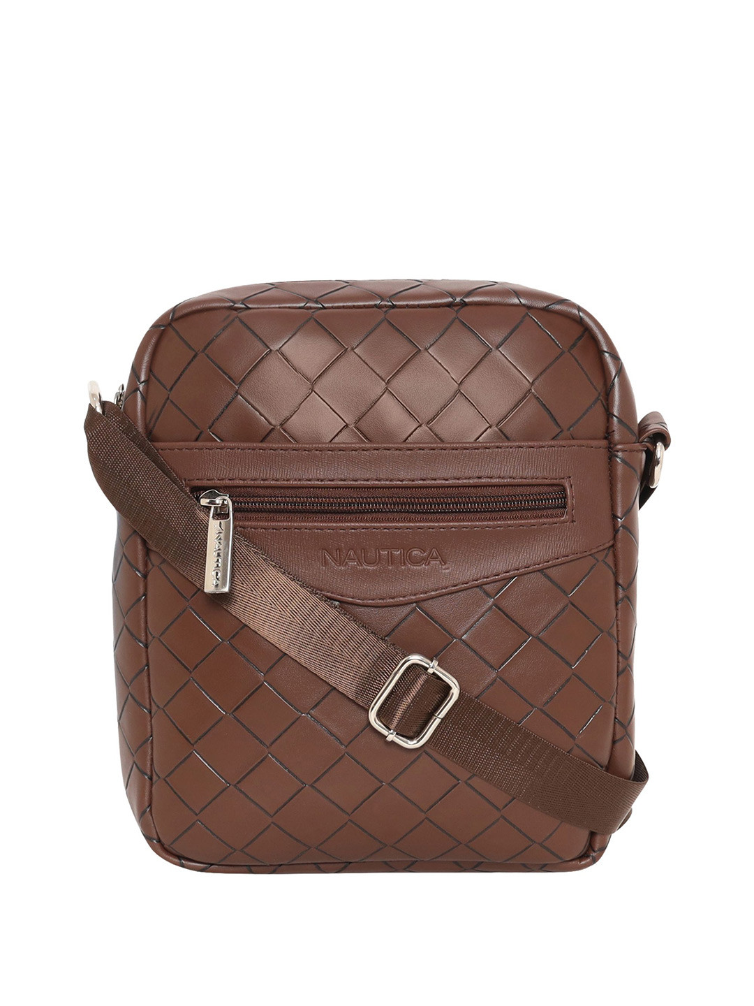 Nautica Unisex Textured Messenger Bag