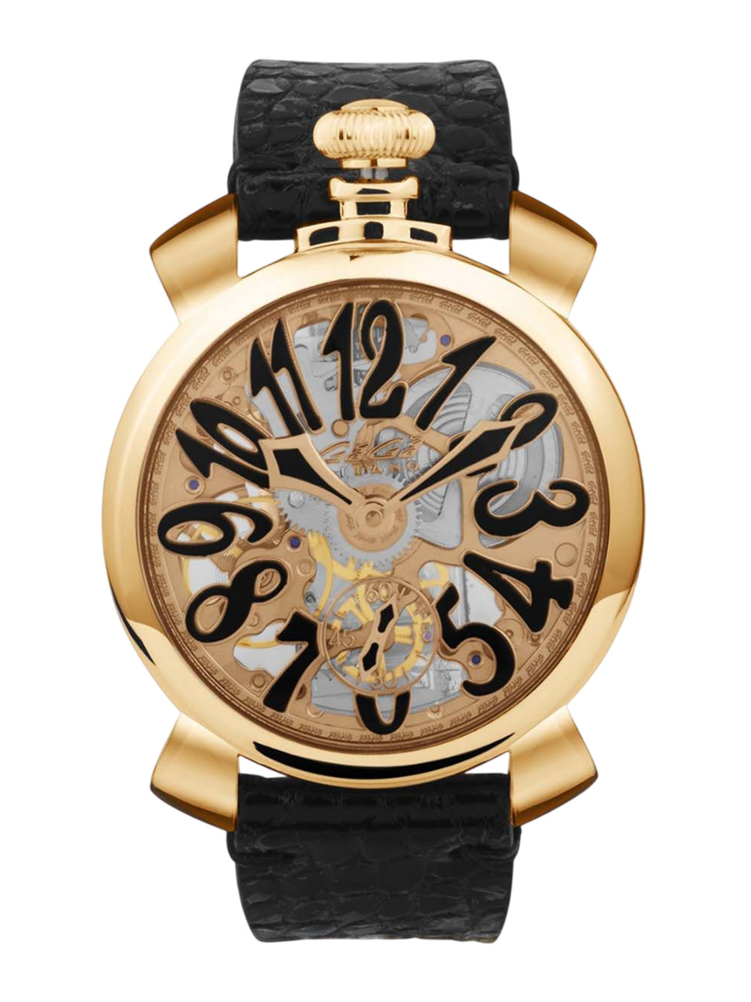 GaGa MILANO Unisex Printed Dial & Analogue Motion Powered Watch 5311SK02R0AVBK0