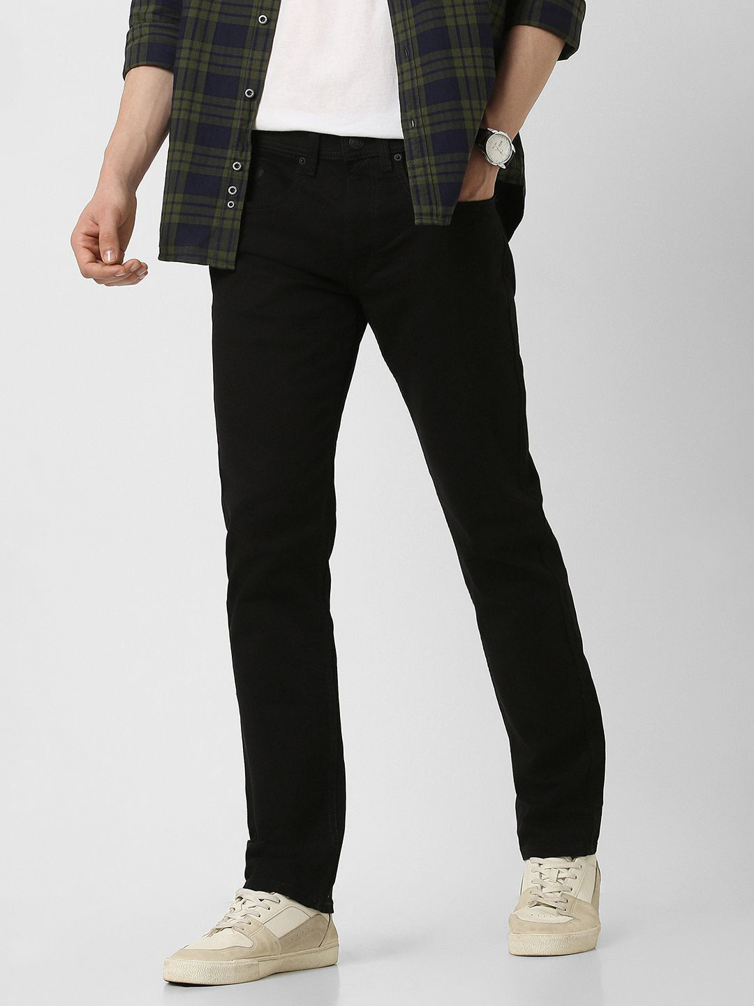 Peter England Casuals Men Slash Knee Jeans