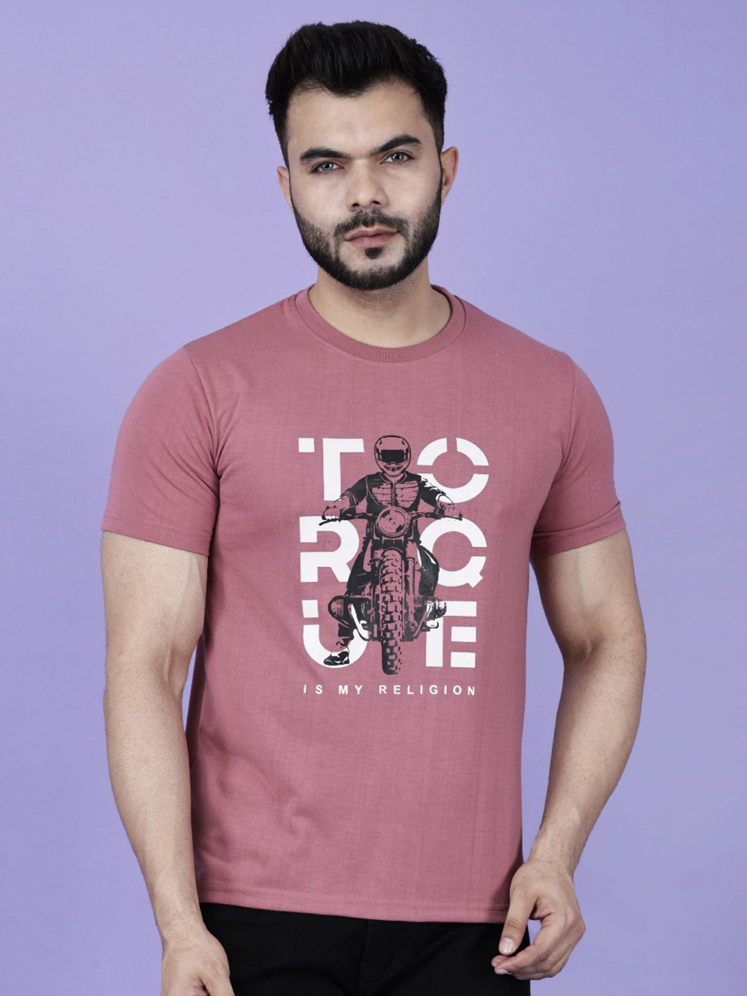 GREATMAN Men Graphic Printed T-shirt