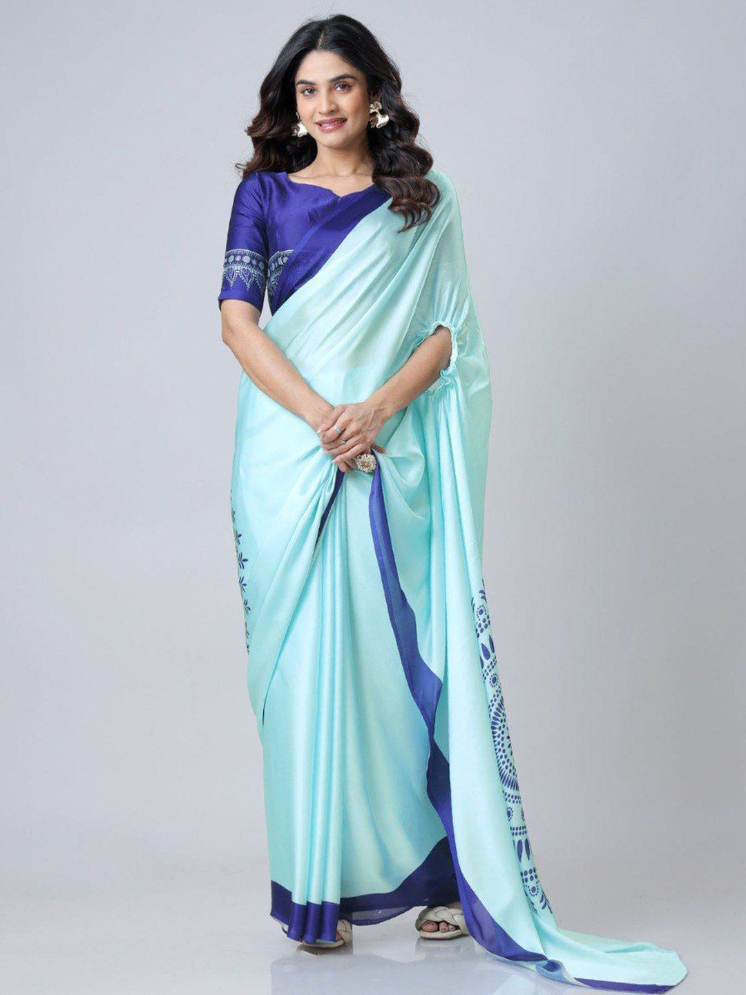 TRENDING KART Pure Georgette Saree