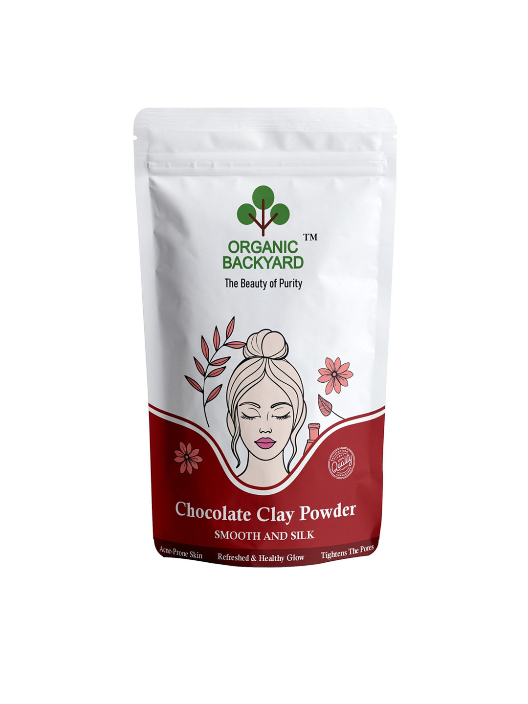 Organic Backyard Luxurious Chocolate Clay Powder Face Pack - 100 g