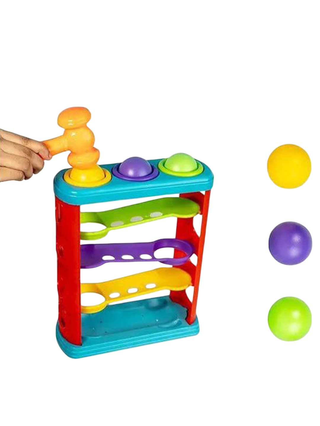 Dandles BPA Free Hammer Knock Ball Skill Development Toy Learning and Development Toys