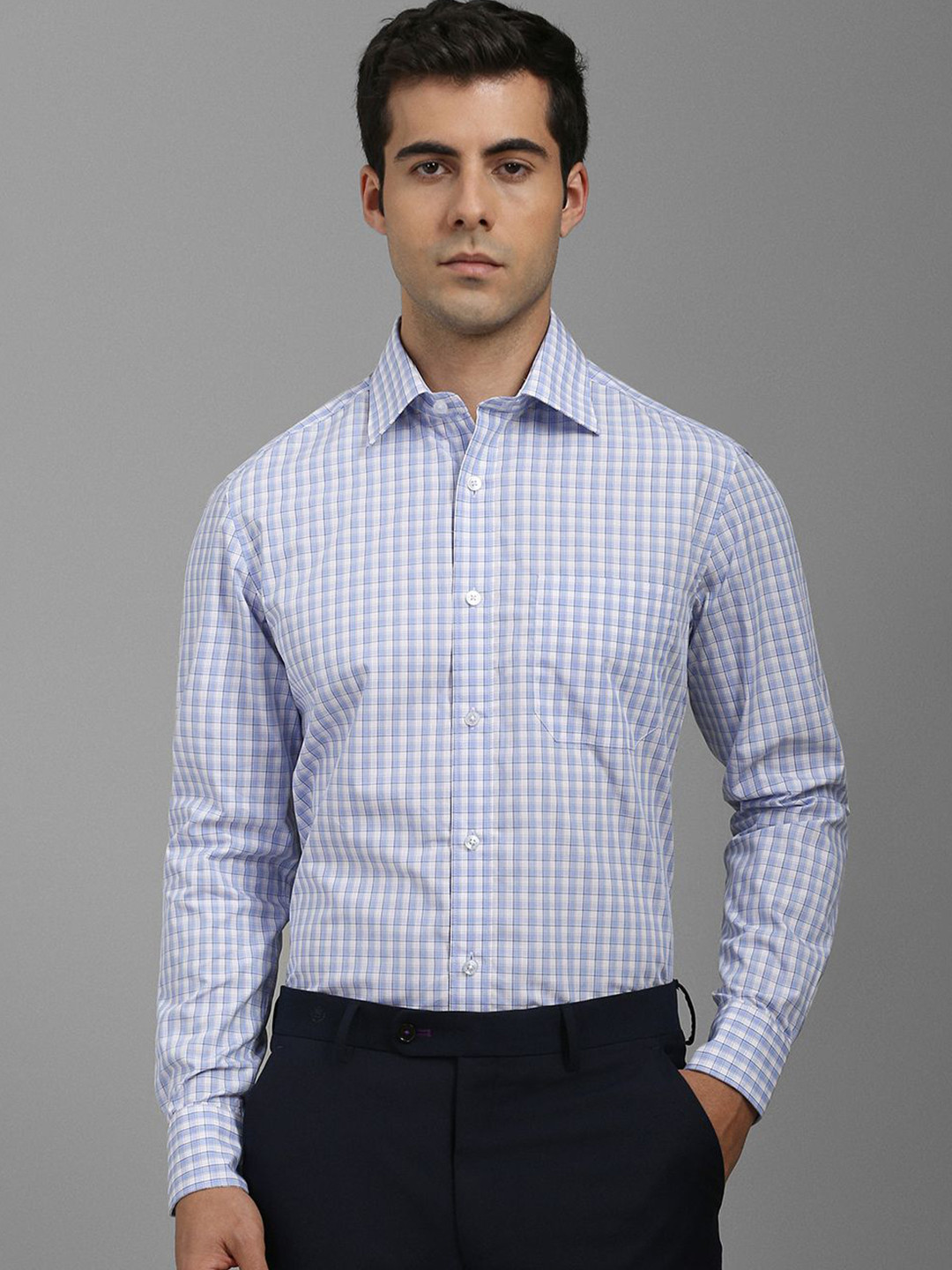 Louis Philippe Men other Checks Formal Shirt