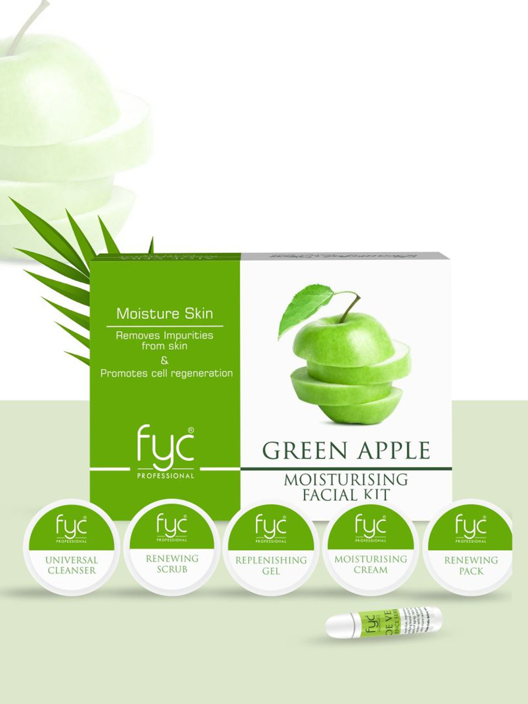 FYC Professional 6 Step Green Apple Moisturizing Kit- 260 g