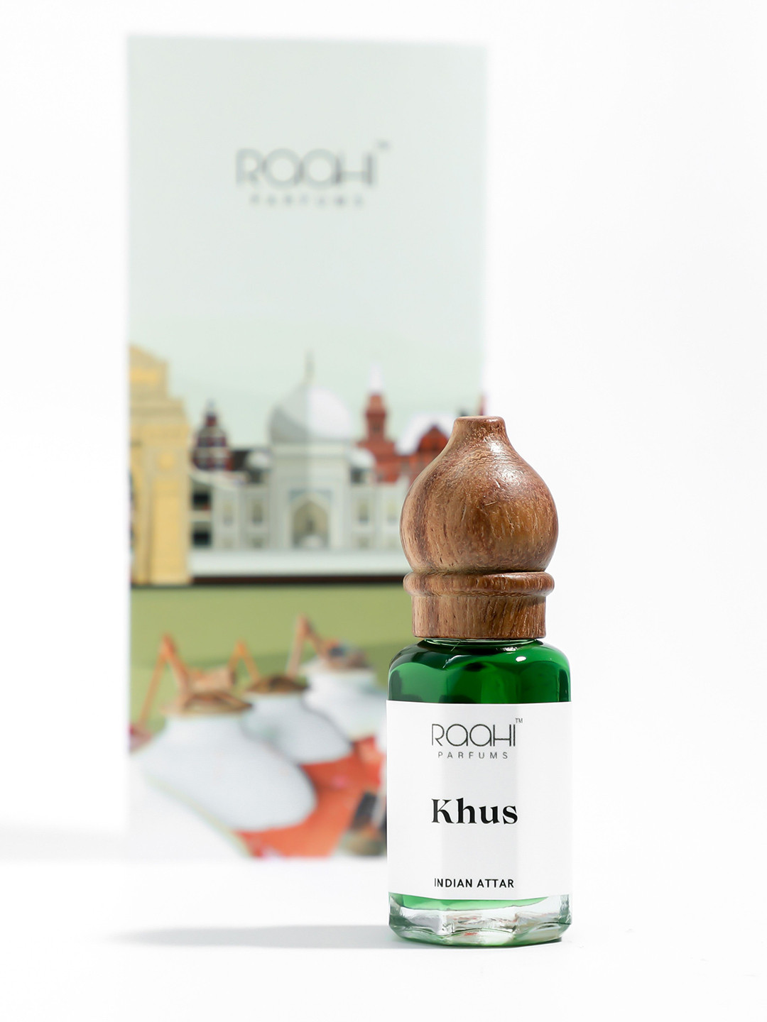 Raahi Parfums Khus Long Lasting & Alcohol Free Attar - 12 ml