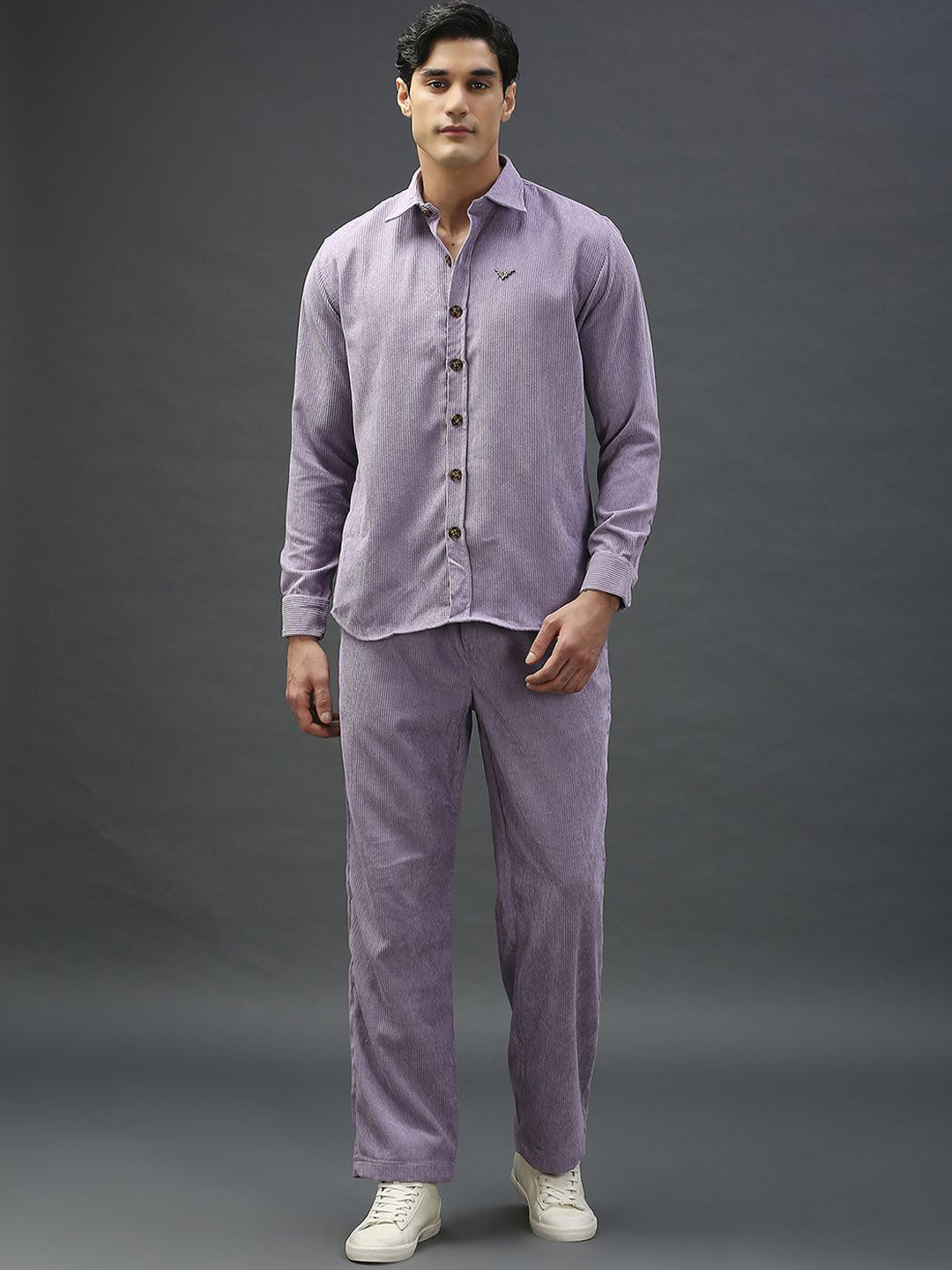 Vibe The Hype Corduroy Shirt With Trousers