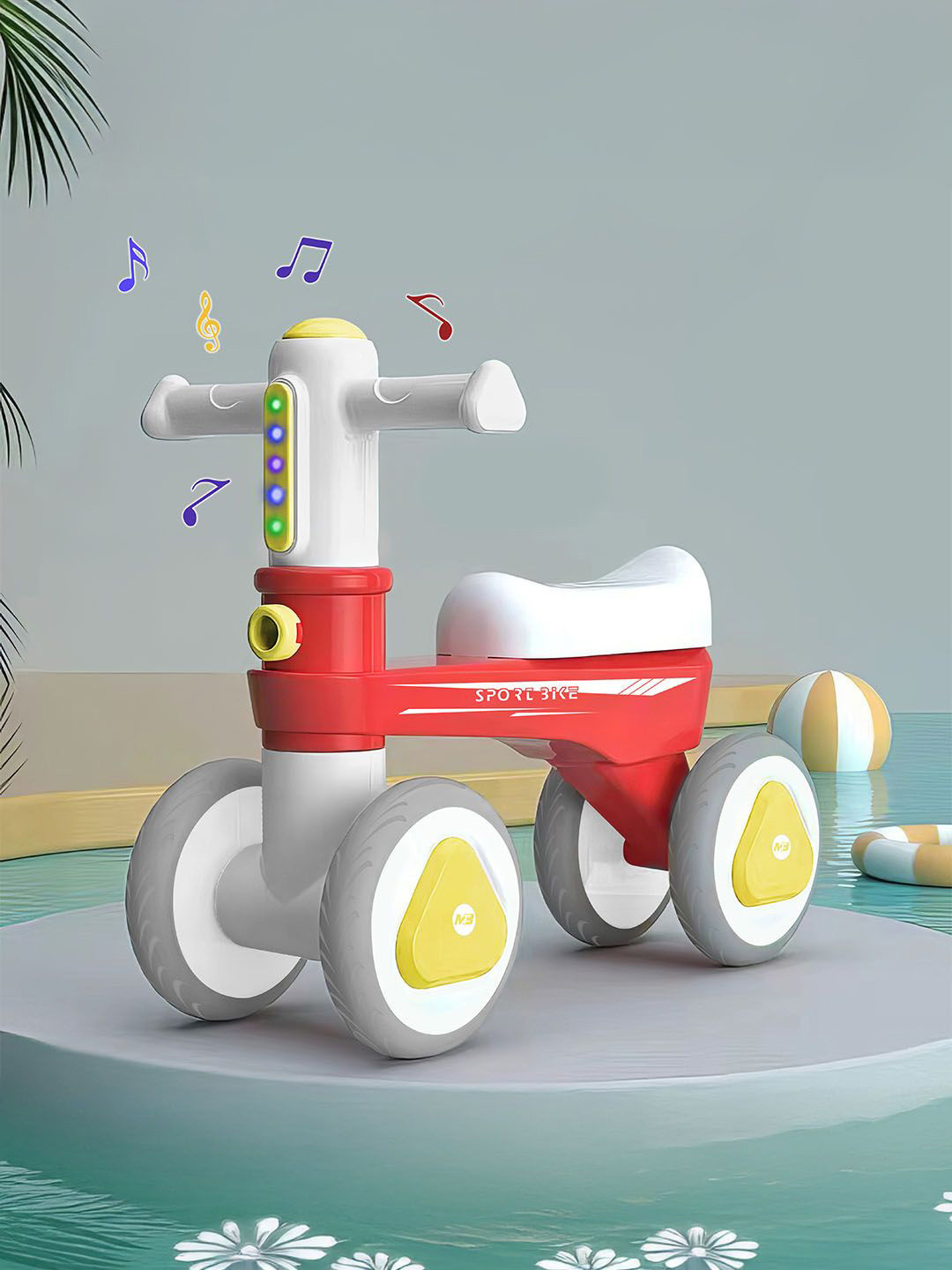 StarAndDaisy Kids Scooter Safe Fun & Music-Powered Push Ride On Vehicles