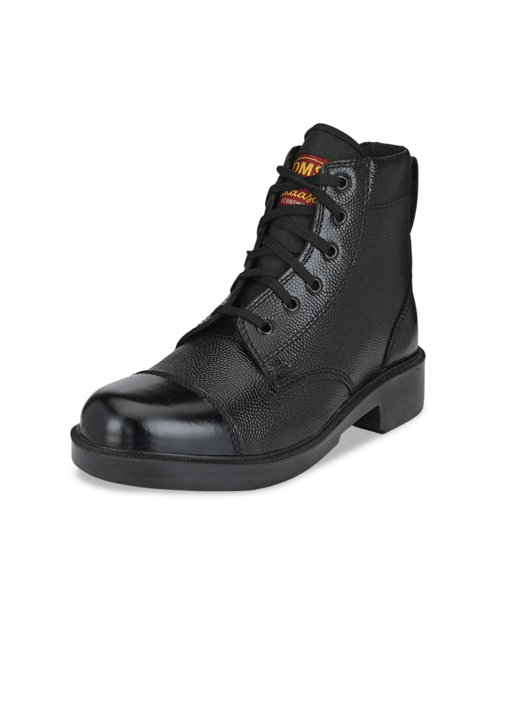 MIKAASA Men Leather Tactical Ankle Boots