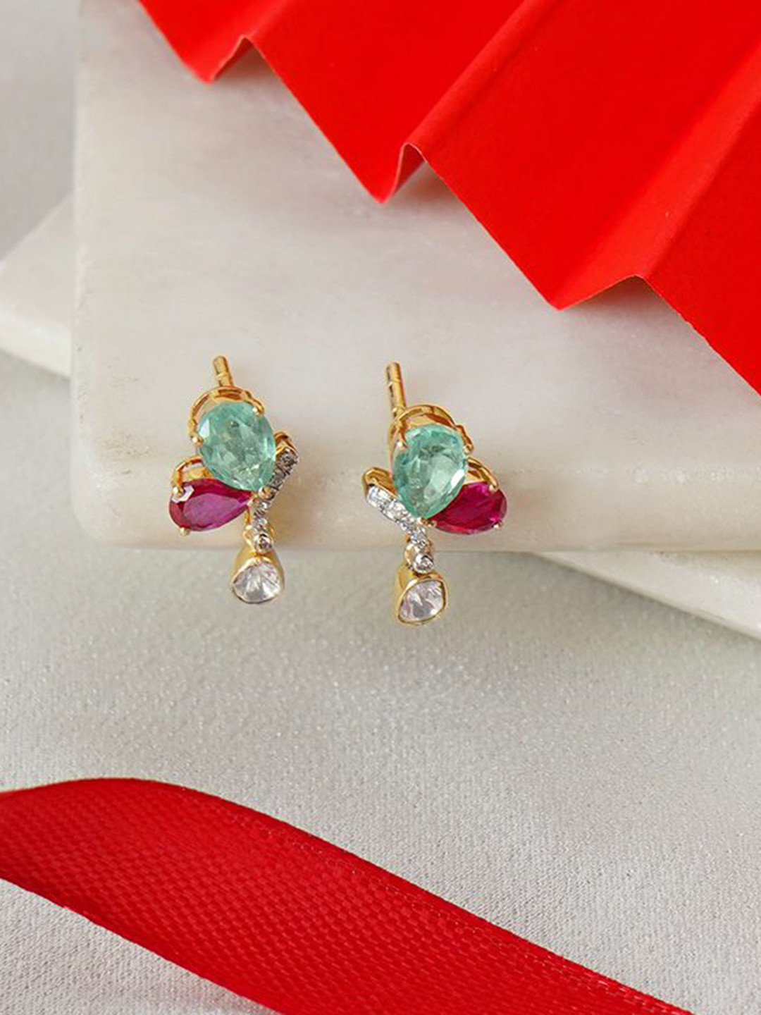 Polki Stories By Raniwala Gold Polki Earrings