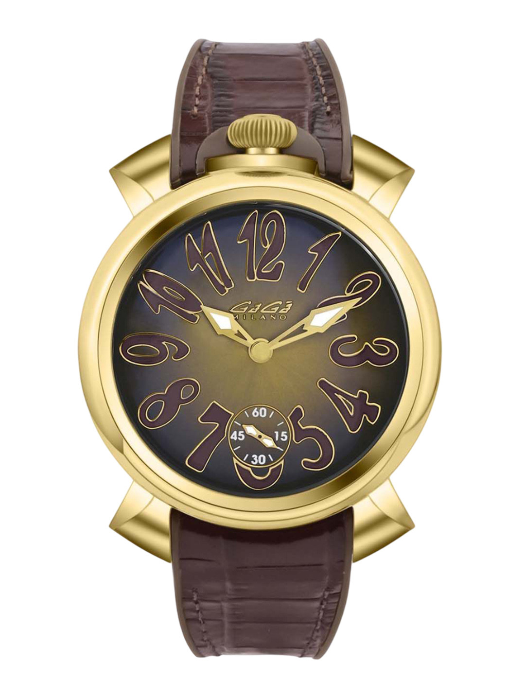 GaGa MILANO Unisex Skeleton Dial & Leather Wrap Around Straps Analogue Motion Powered Watch 4014MN01Y0YLBN0