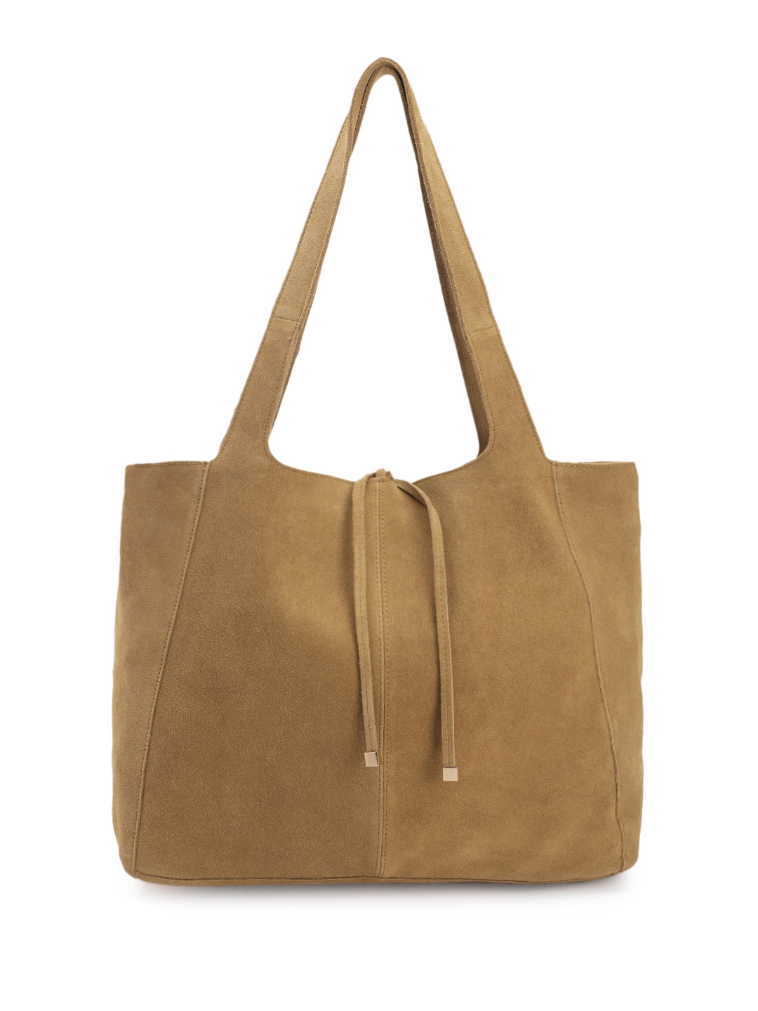 MANGO Suede Shopper Tote Bag