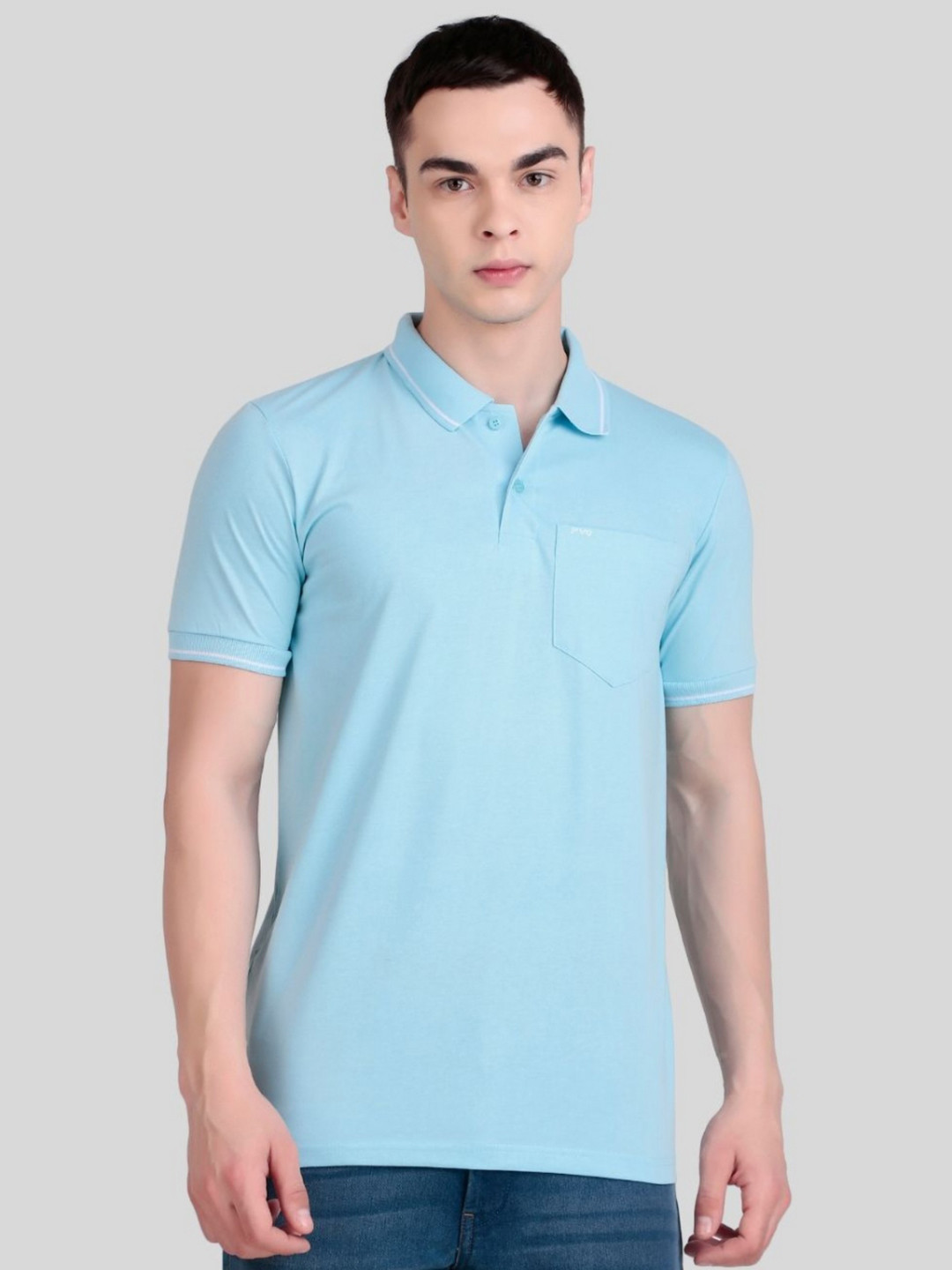 FLYIND VOGUE OUTFIT Men Polo Collar T-shirt