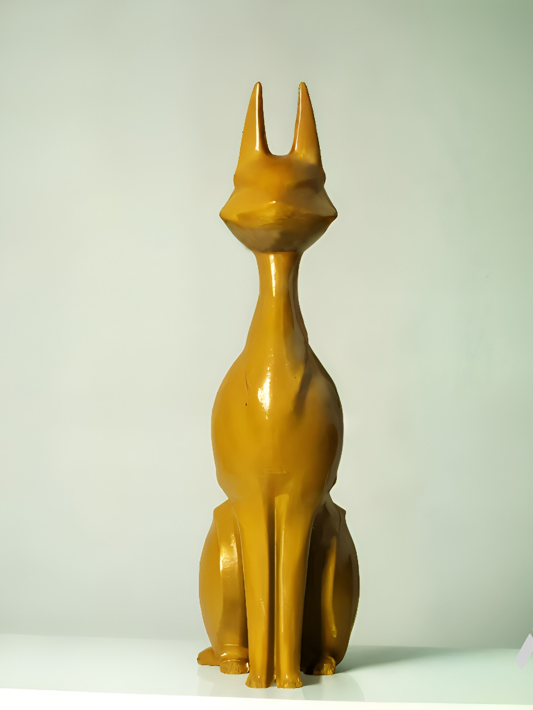 Archadia Yellow Polyresin Natural Living Room Medium Showpiece - 11.4 Inches