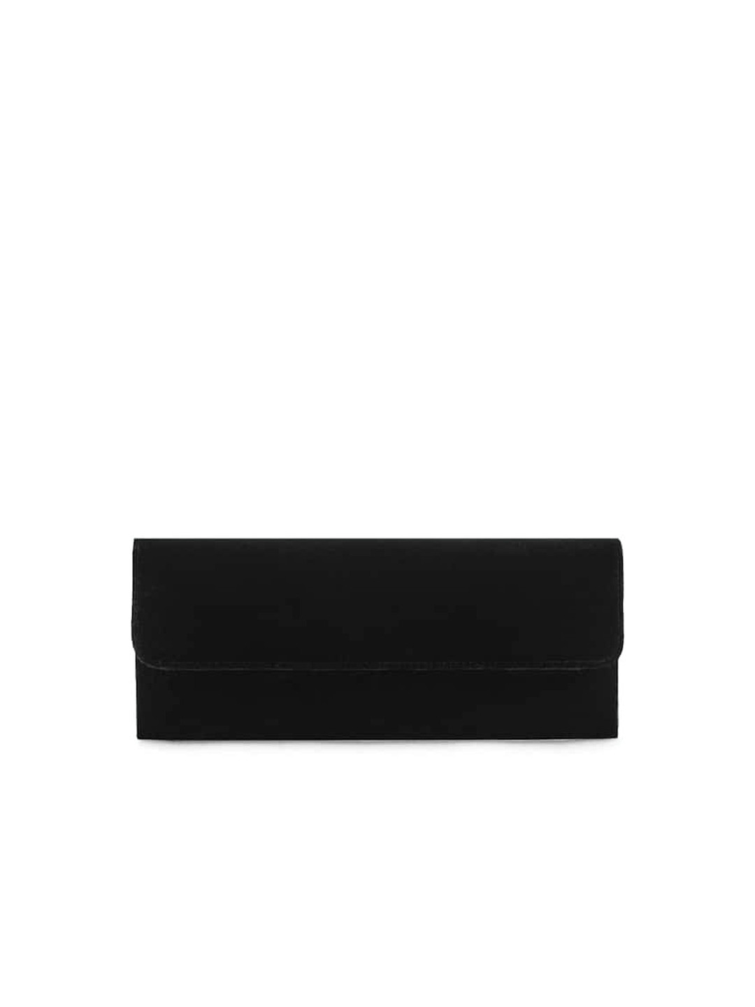 MANGO Envelope Velvet Finish Clutch with Chain Shoulder Strap