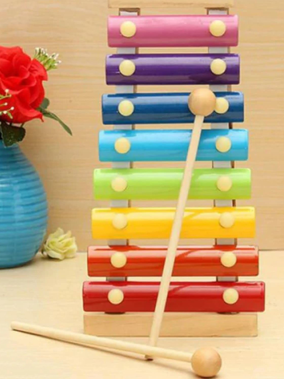 YK X Kids Mandi Kids Wooden Xylophone Glockenspiel Musical Instrument Toy