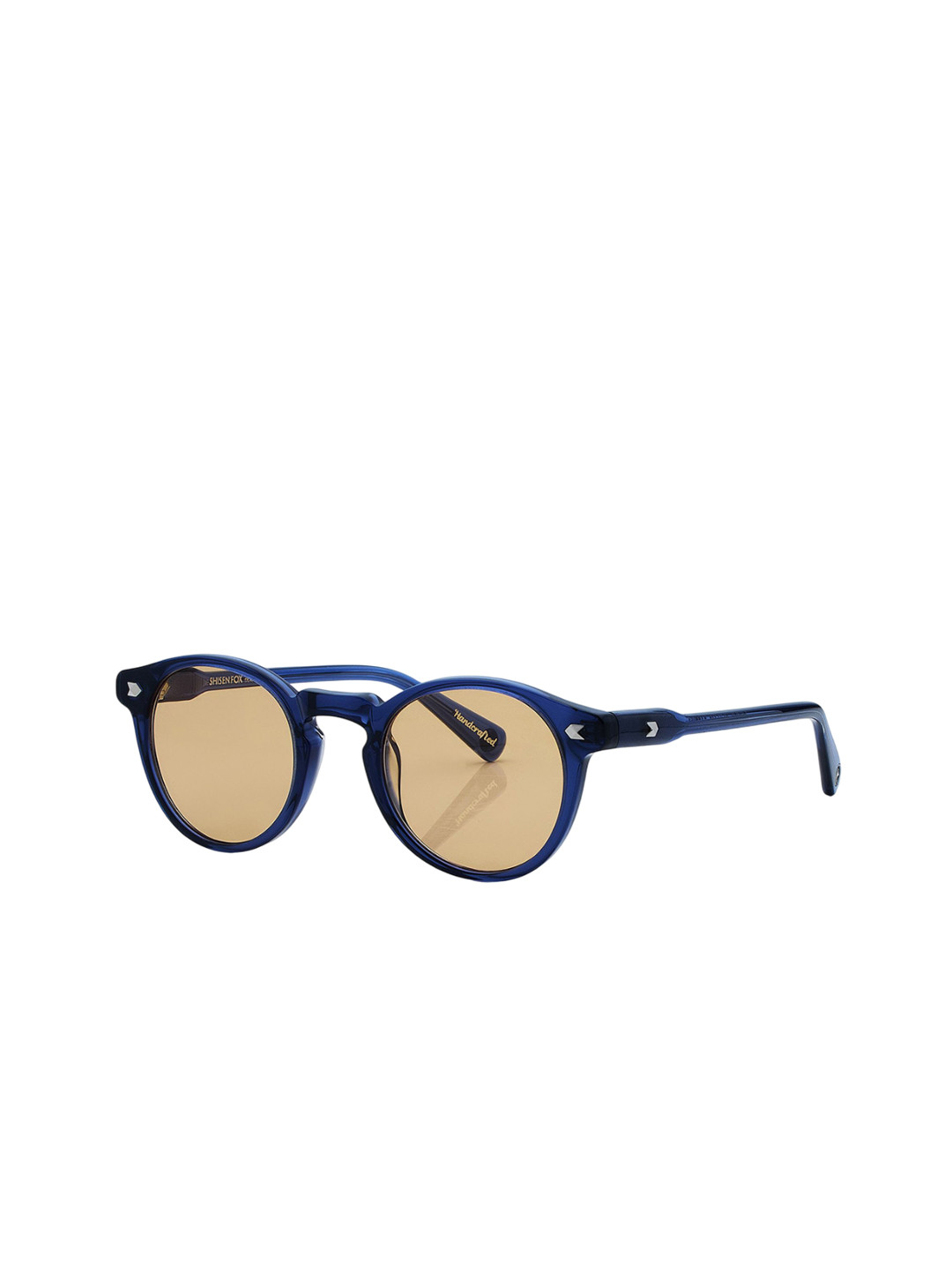 Shisen Fox Unisex Round Sunglasses with UV Protected Lens SG304