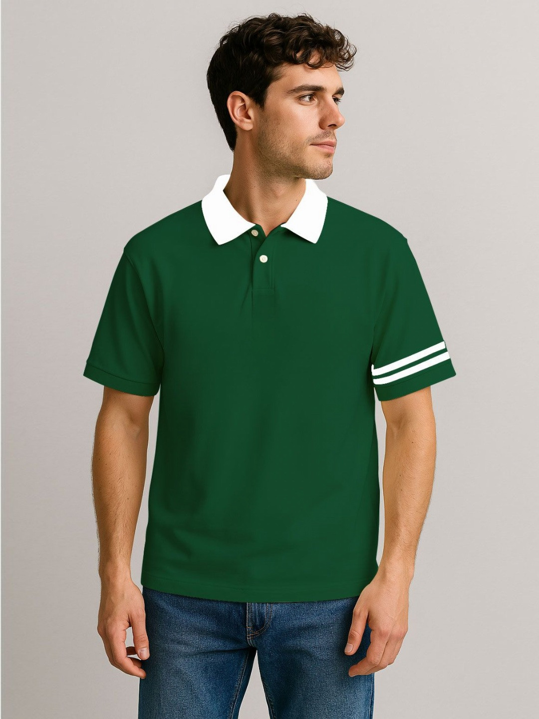 culish Men Polo Collar T-shirt