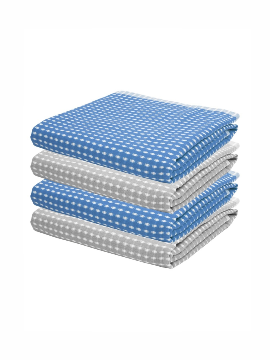 Doctor Towels Blue & White Printed 200GSM Set of 4 Anti-Bacterial Banana Bath Towel