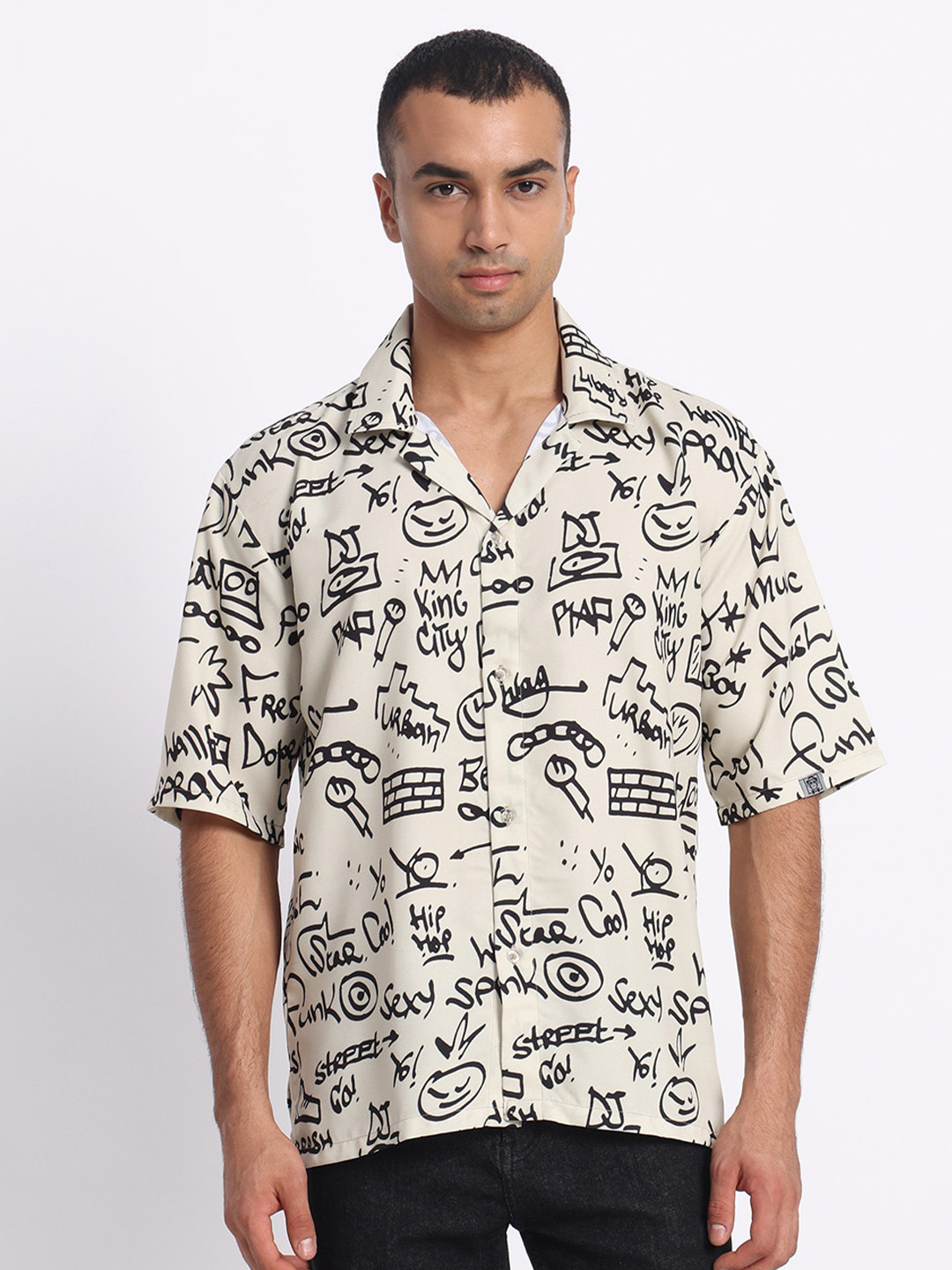 STITCH MONKEY Men Standard Casual Shirt
