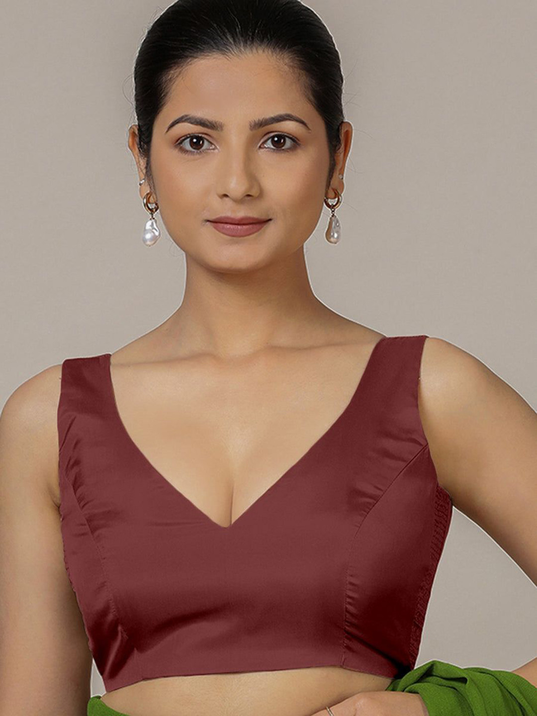 Binks V-Neck Saree Blouse