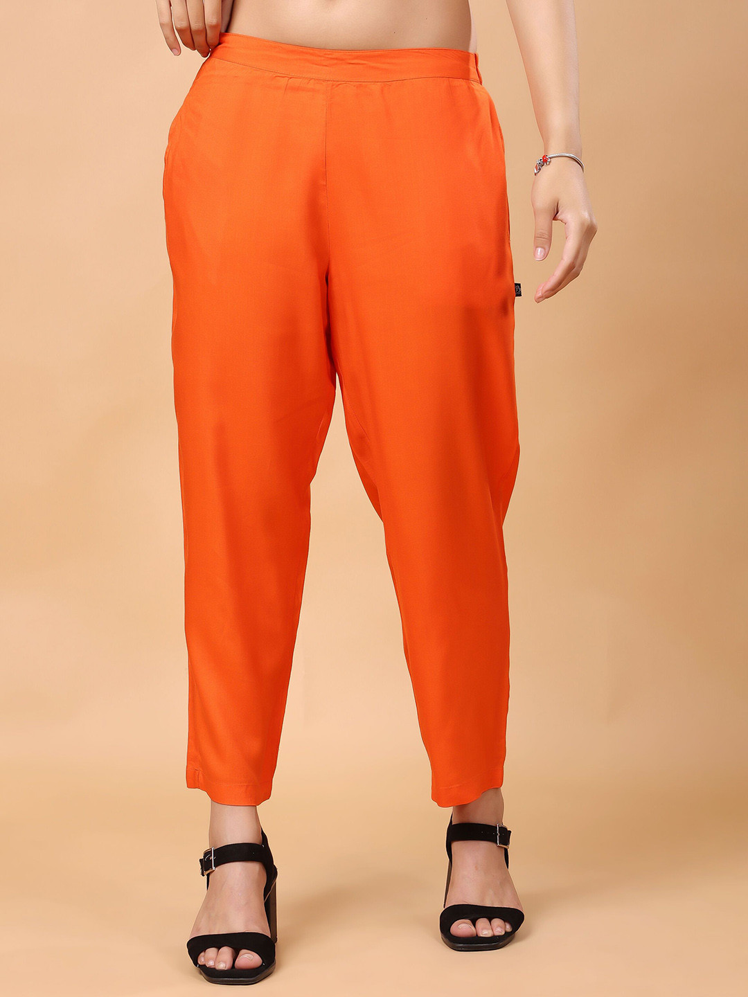 RANGRIWAZ Women Relaxed Reguler Fit Trousers