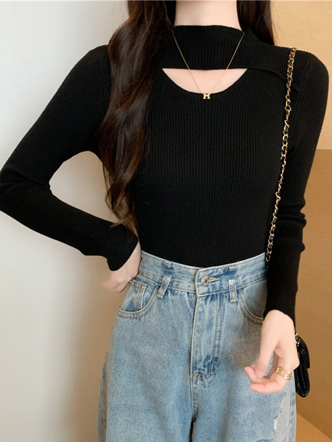 Outzidr Polyester Fitted Crop Tops