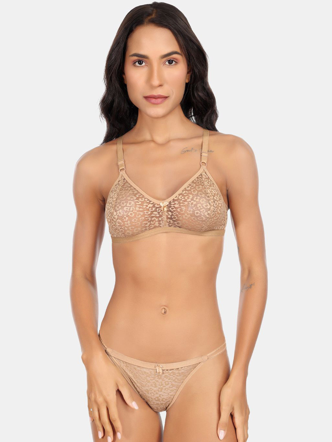 SKDREAMS Self Design Non-Padded Lingerie Set Zara-N-1set