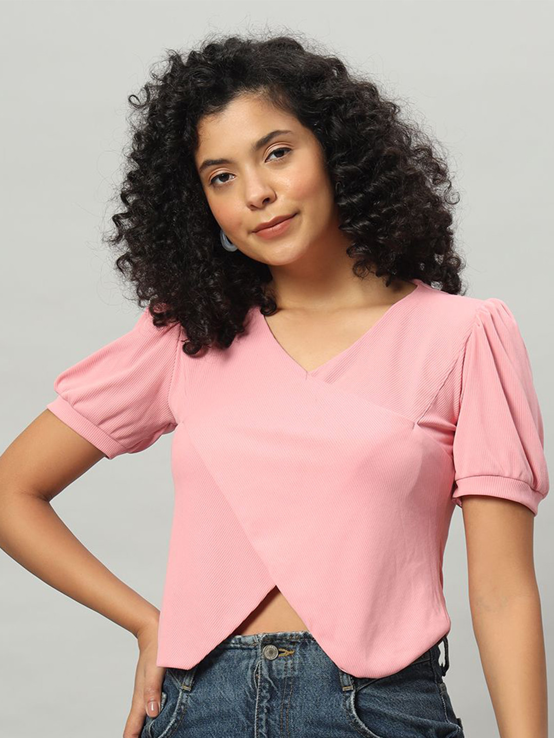 Funday Fashion Chiffon Tank Crop Top