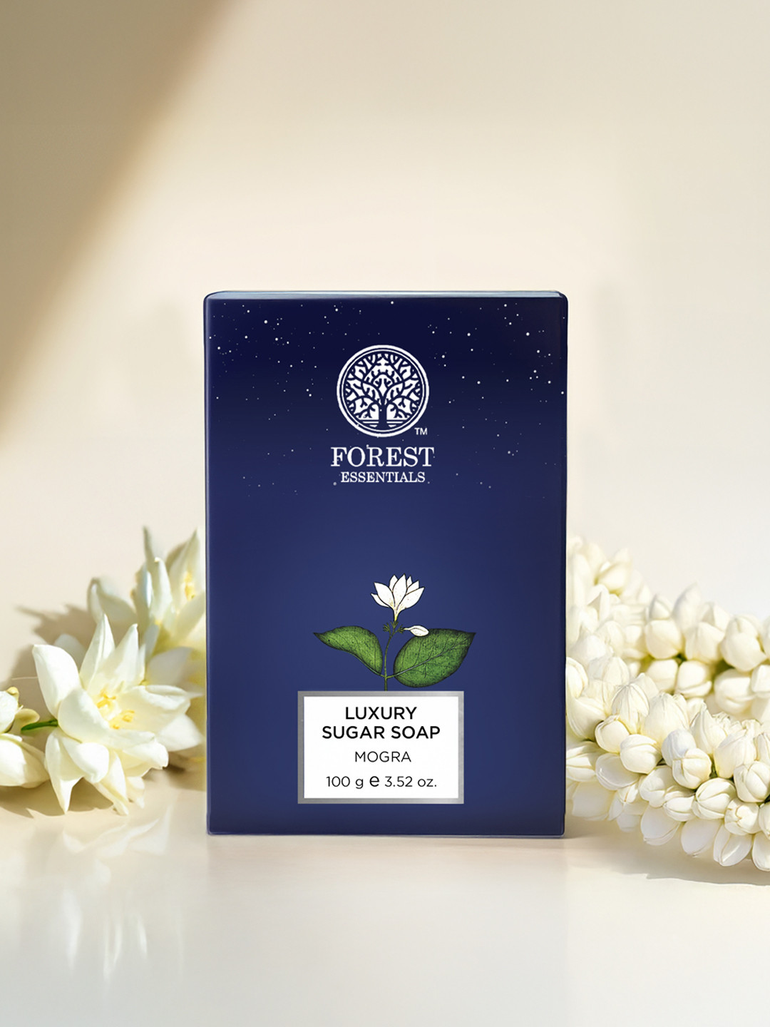 Forest Essentials Ayurvedic Luxury Sugar Mogra Soap - 100g