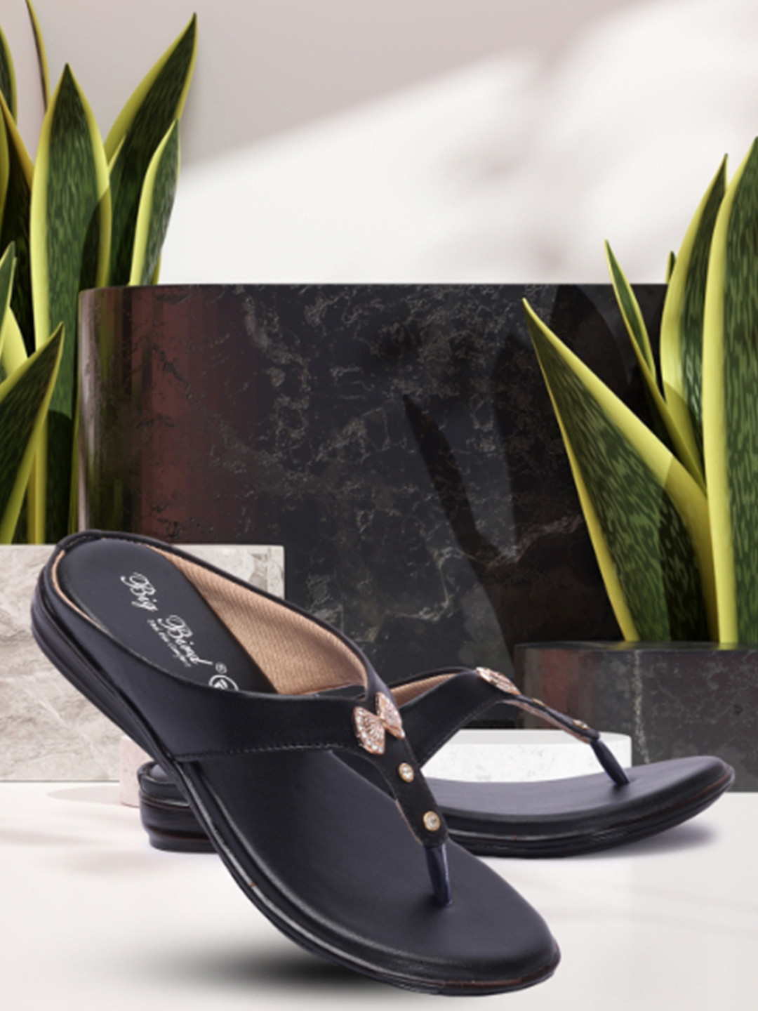 BIG BIRD Casual T-Strap Flats
